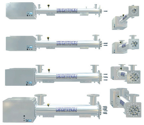 MEGATRON commercial, industrial use UV water purifiers and Ultraviolet water sanitizers