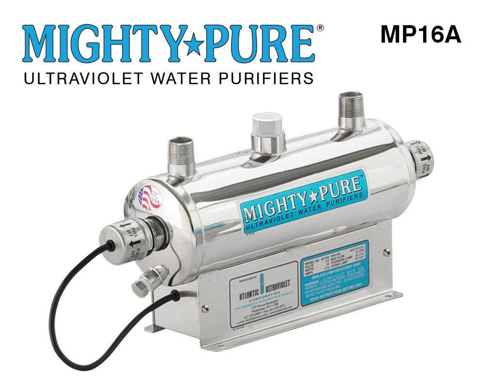 Atlantic UV Mighty Pure UV Water Purifier - MP16A UV Water Sanitizer