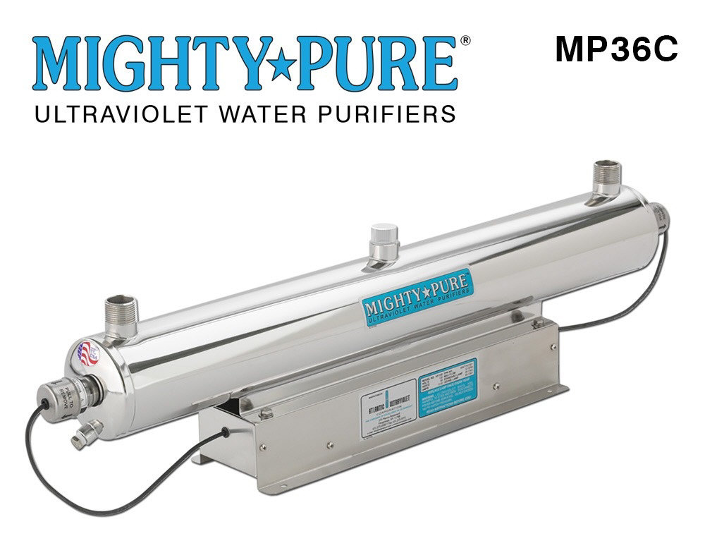 Atlantic UV Mighty Pure MP36C Ultraviolet Water Purifier / UV Water Sanitizer
