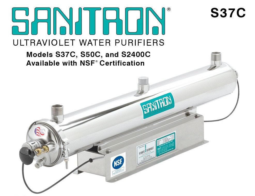 Atlantic UV SANITRON S37C UV Water Purifiers / SANITRON S37C Ultraviolet Water Sanitizer