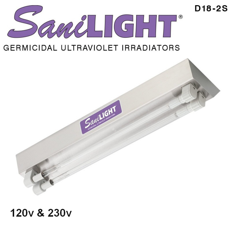 Atlantic UV SaniLIGHT D18-2S UV Light Air and Surface Sanitizer