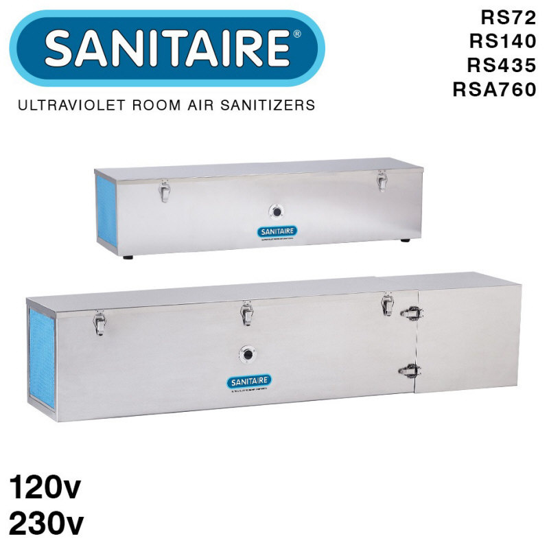 Atlantic UV Sanitaire Ultraviolet Room Air UV Sanitizers and Disinfection Units