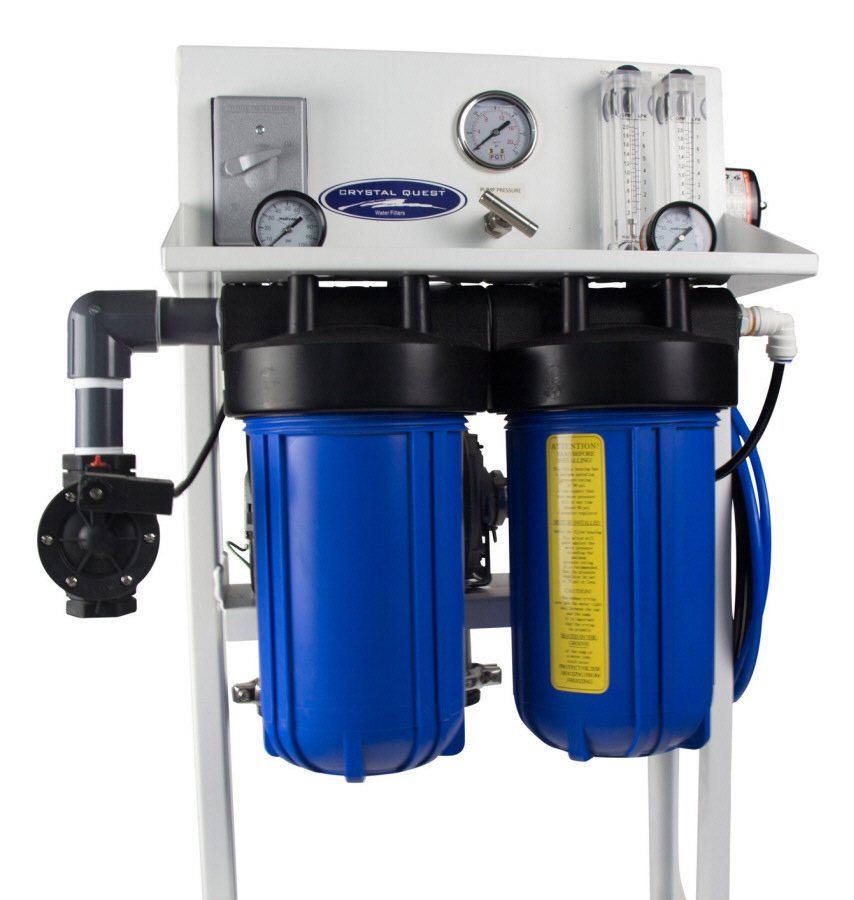Crystal Quest RO 500 Water System - 500 Gallons Per Day Reverse Osmosis Water Treatment, Whole House Water Filtering