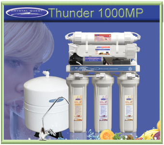 CRYSTAL QUEST Thunder 1000MP Reverse Osmosis / Ultrafiltration with Pressure pump