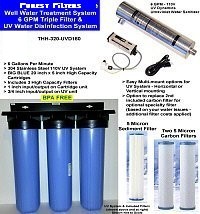 PF-320-UVD180 Well Water Filters and UV Treatment System